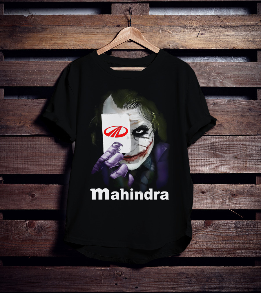 Mahindra Joker Card Iconic Face T-Shirt