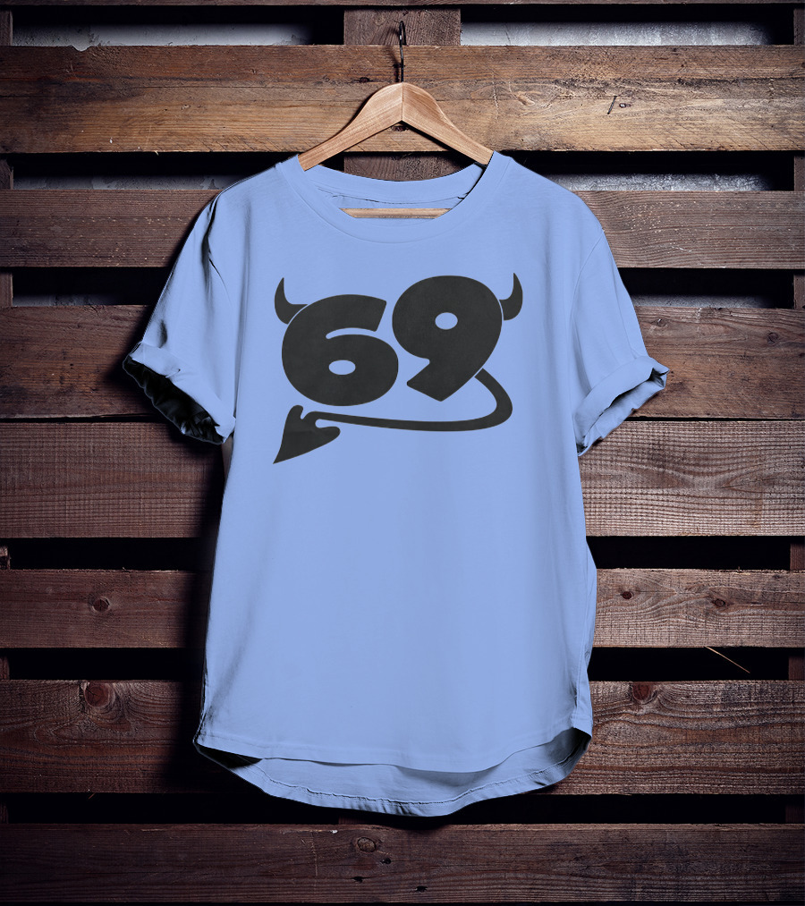 69 Devil Tail Horns King Princess Merch T-Shirt