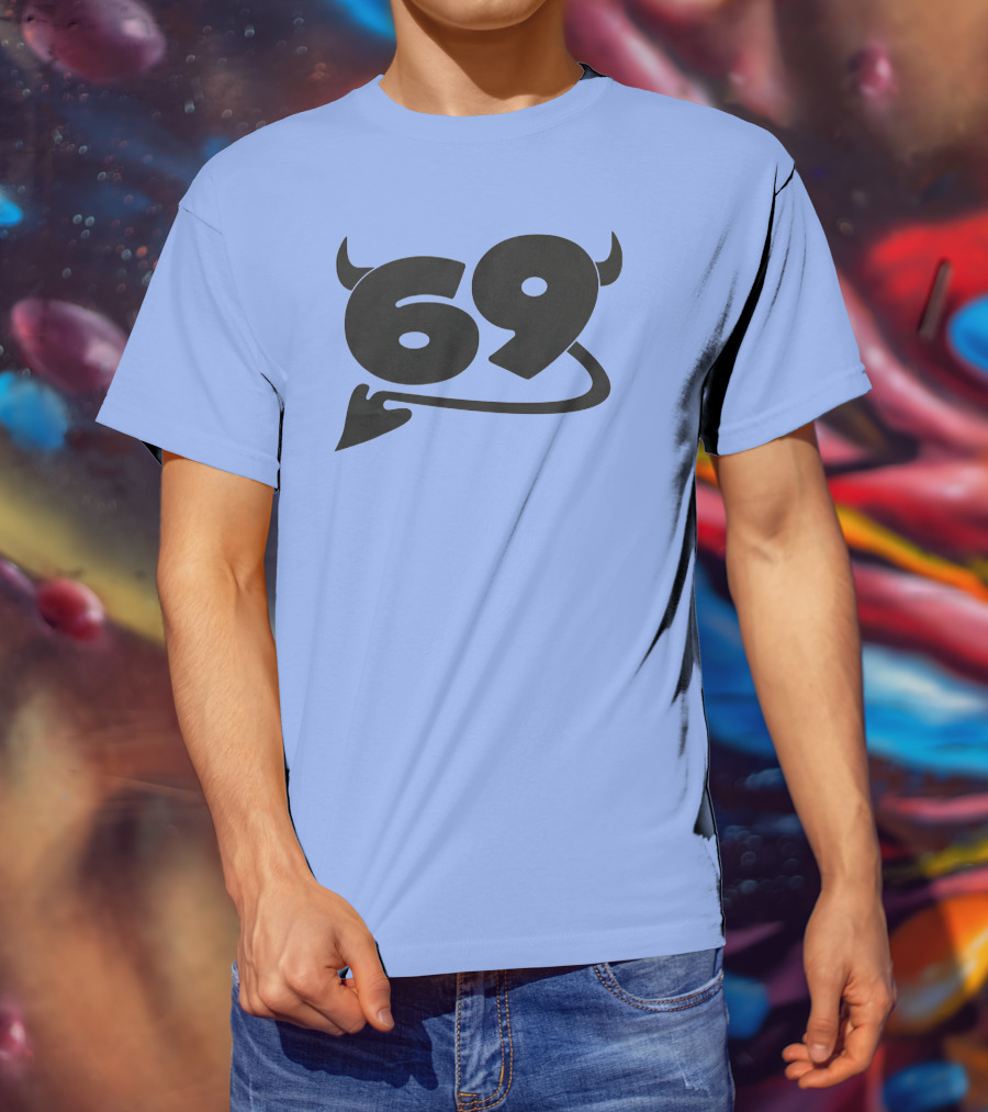 69 Devil Tail Horns King Princess Merch T-Shirt