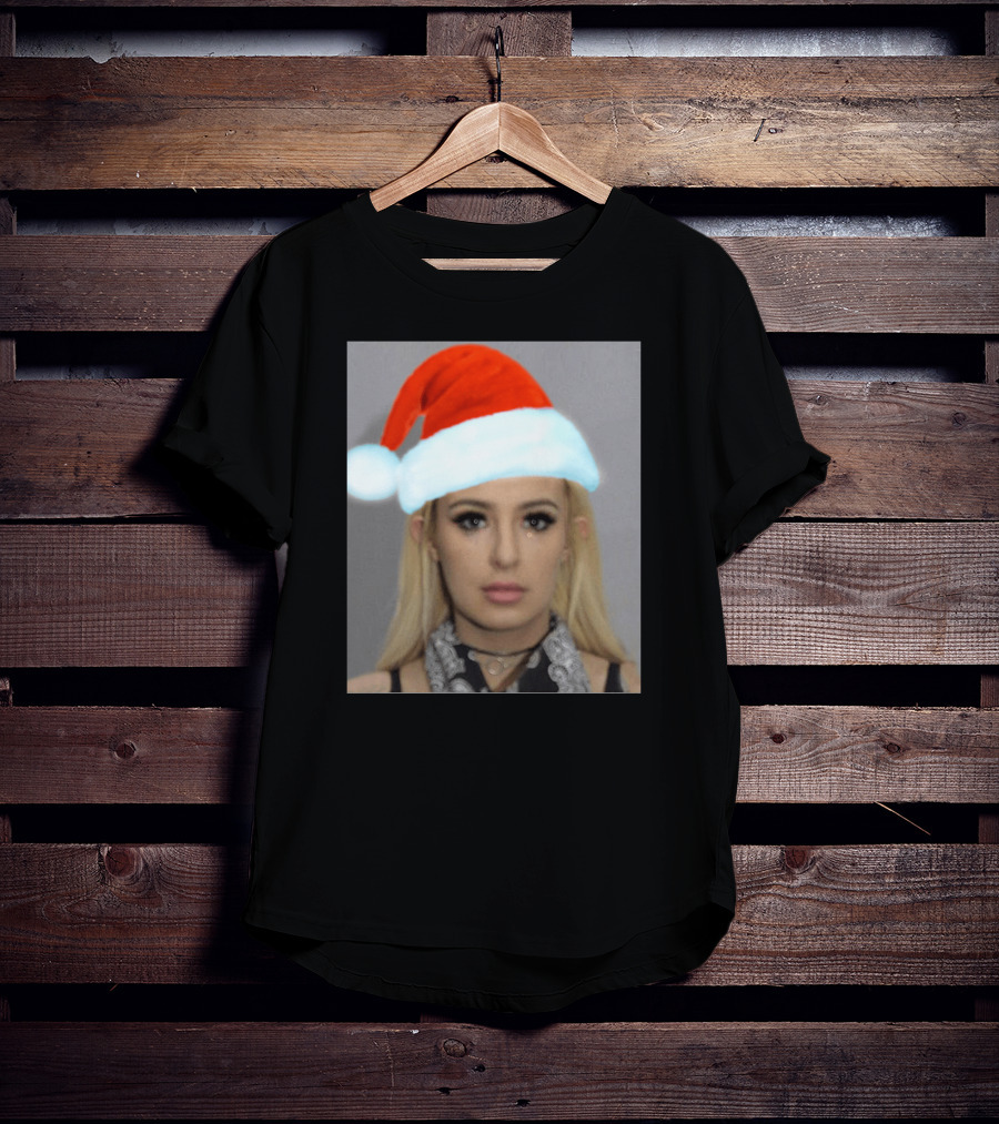 Tana Mongeau Mugshot Santa Hat Christmas T-Shirt