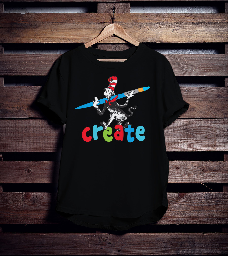 Cat In The Hat Create Dr. Seuss T-Shirt