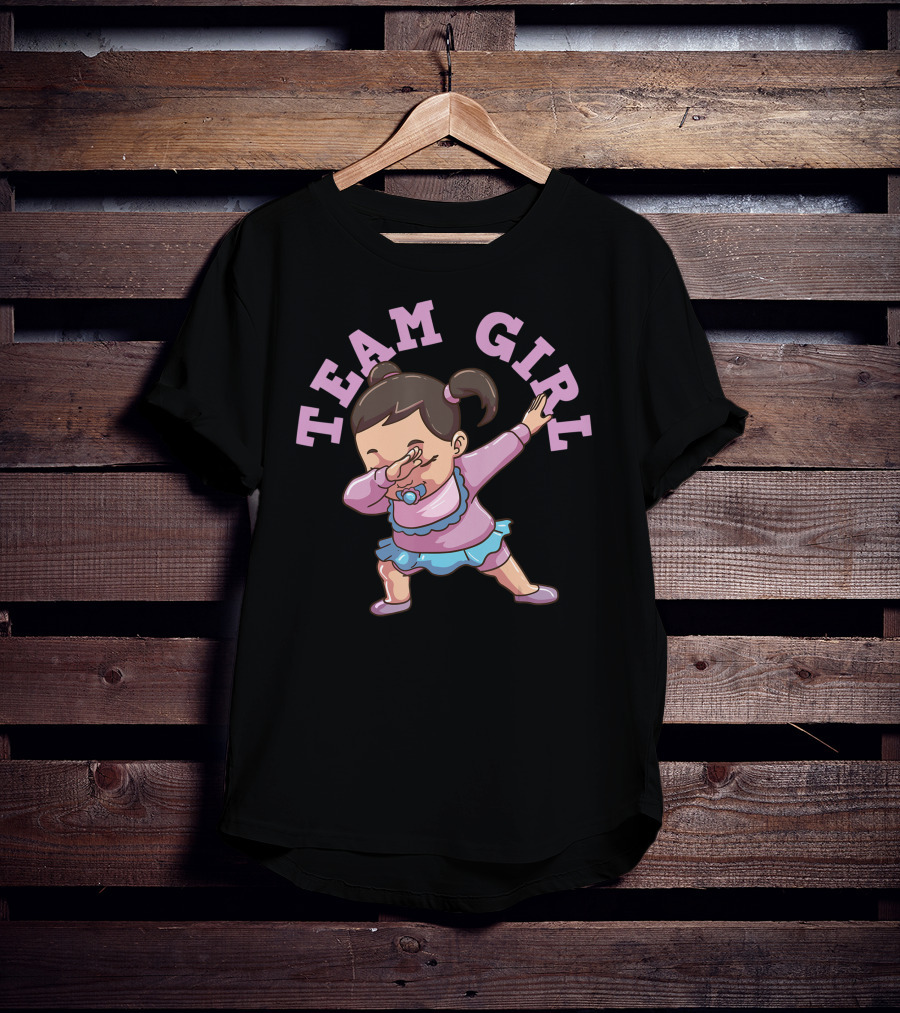 Team Girl Dab Baby Reveal T-Shirt