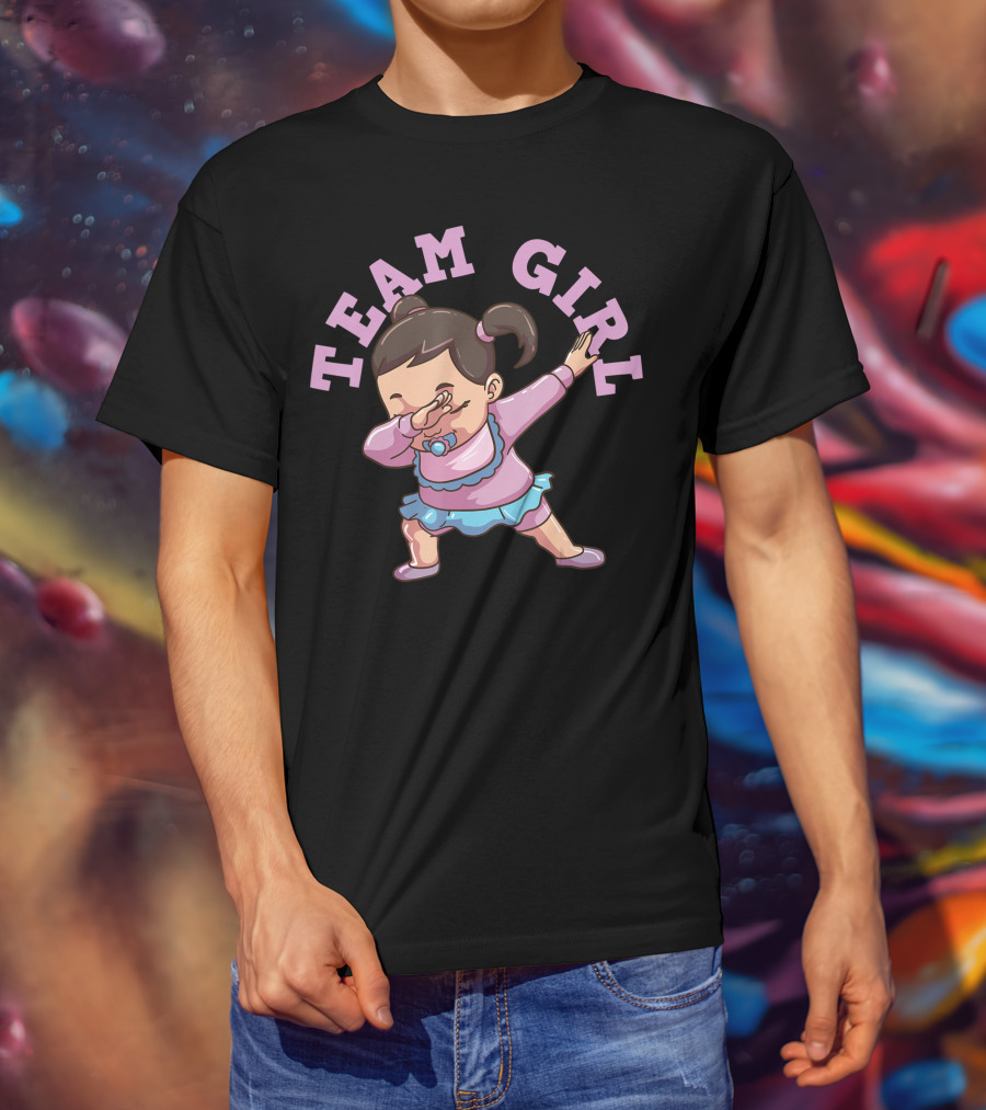 Team Girl Dab Baby Reveal T-Shirt