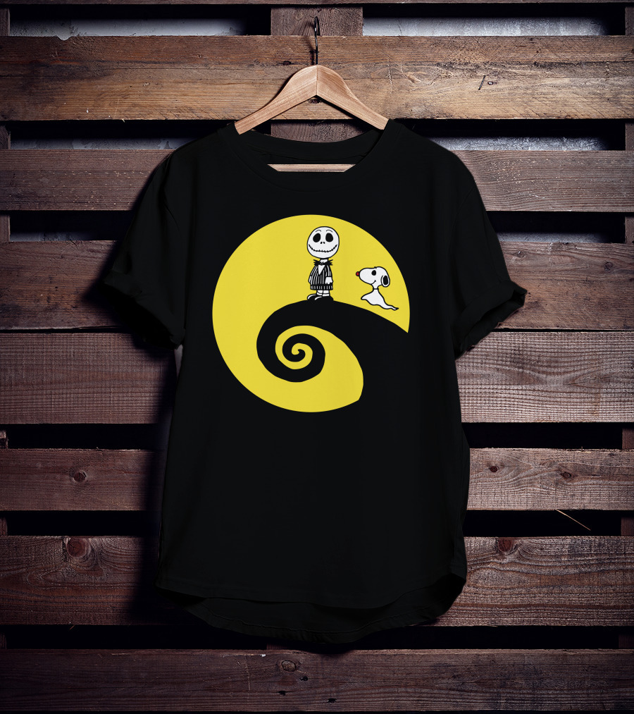 Jacksnop Nightmare Crossover With Dog On Spiral Hill T-Shirt