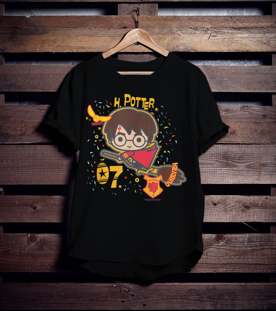 H Potter Gryffindor Seeker Quidditch T-Shirt