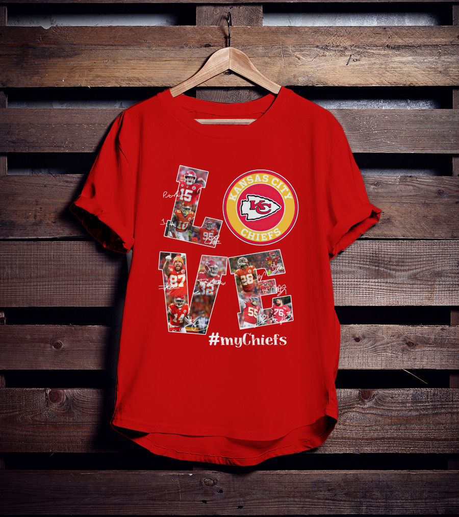 Kansas City Chiefs Love #Mychiefs T-Shirt