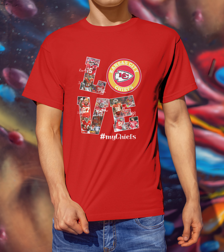 Kansas City Chiefs Love #Mychiefs T-Shirt