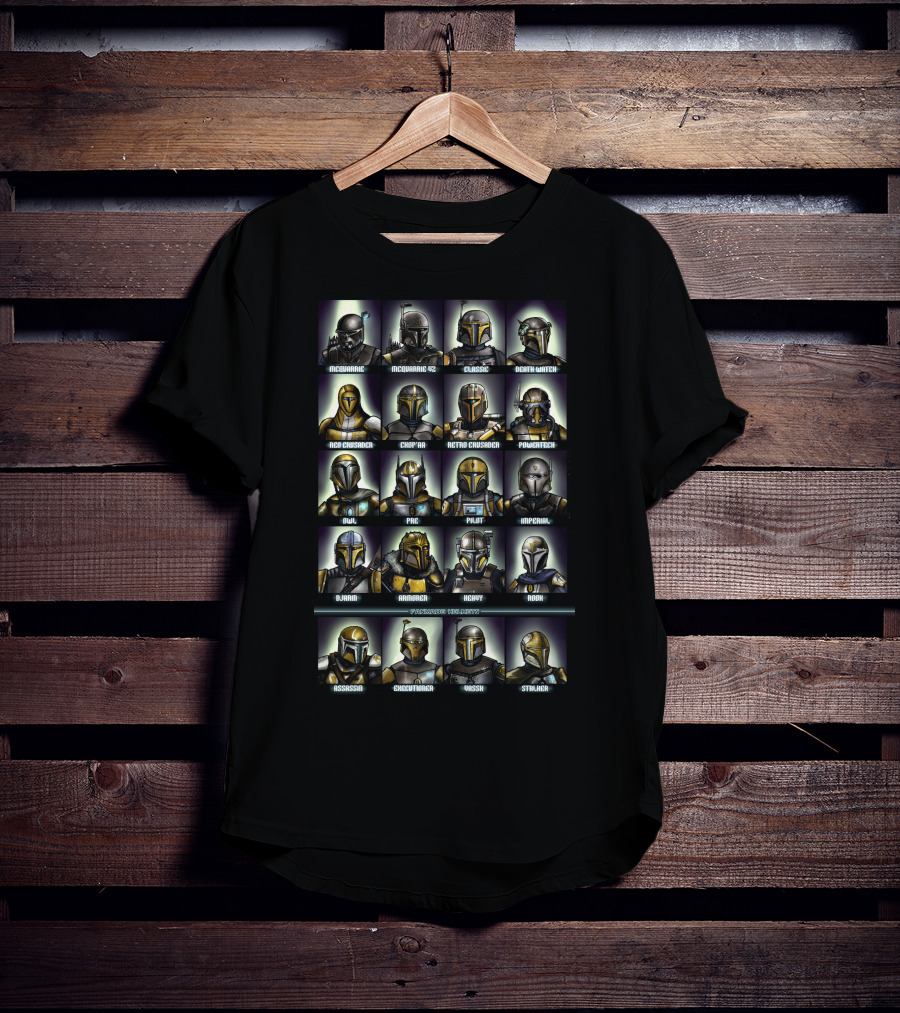 Today Only Featuring Mcquarrie Death Watch Boba Fett Crusader Pig Retro Executioner T-Shirt