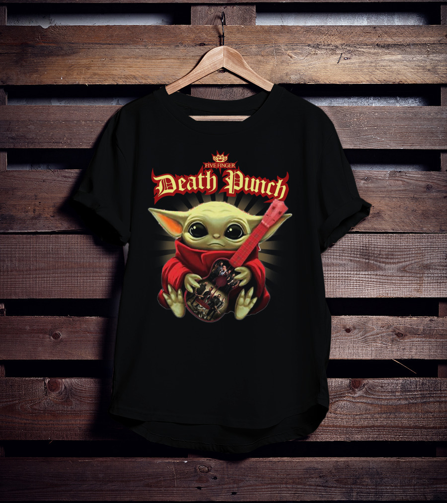 Five Finger Death Punch Only Today Baby Alien Guitar T-Shirt