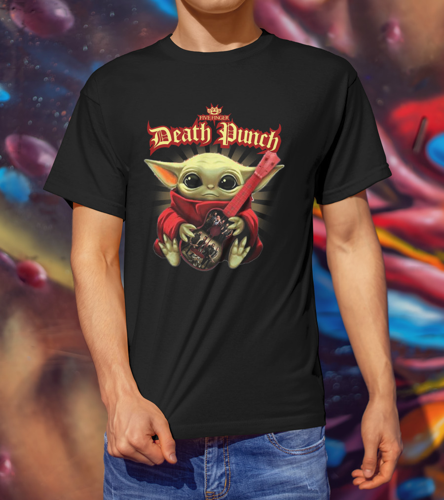 Five Finger Death Punch Only Today Baby Alien Guitar T-Shirt