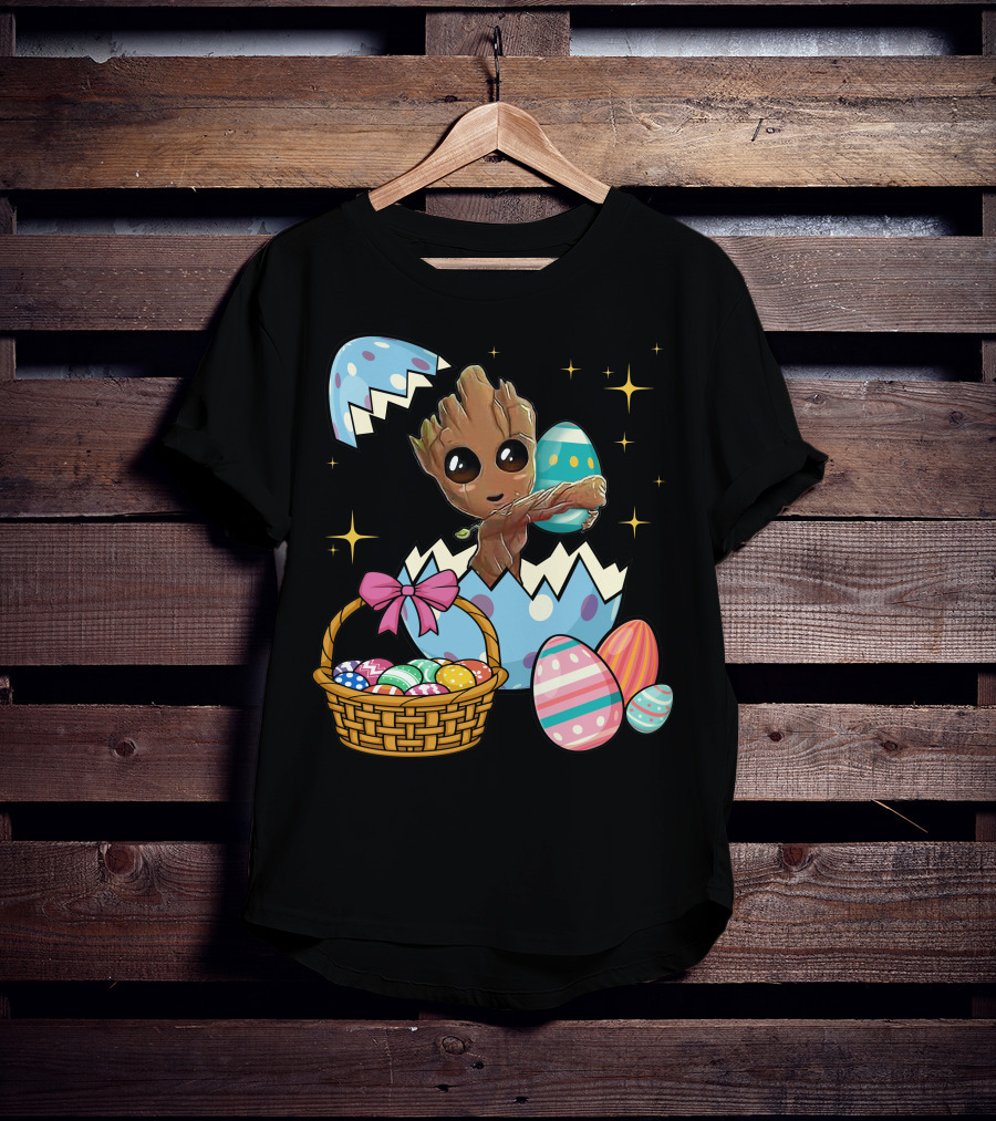 Groot Easter Eggs Only Today T-Shirt