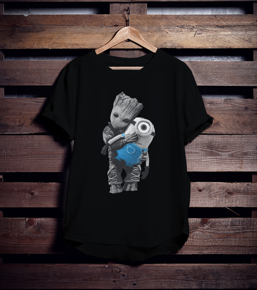 Only Today Groot Hugging Minion T-Shirt