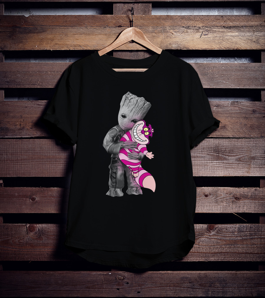 Groot Holding Cheshire Cat T-Shirt