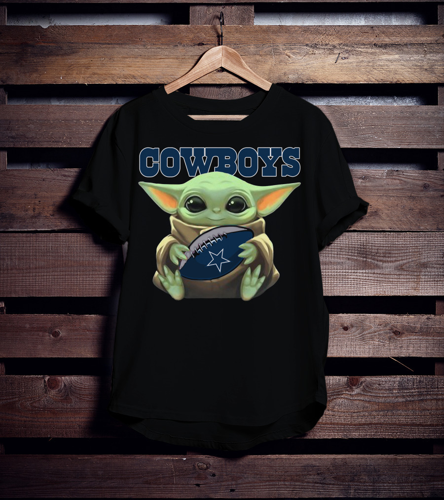 Cowboys 16 Yoda Star Wars Football T-Shirt