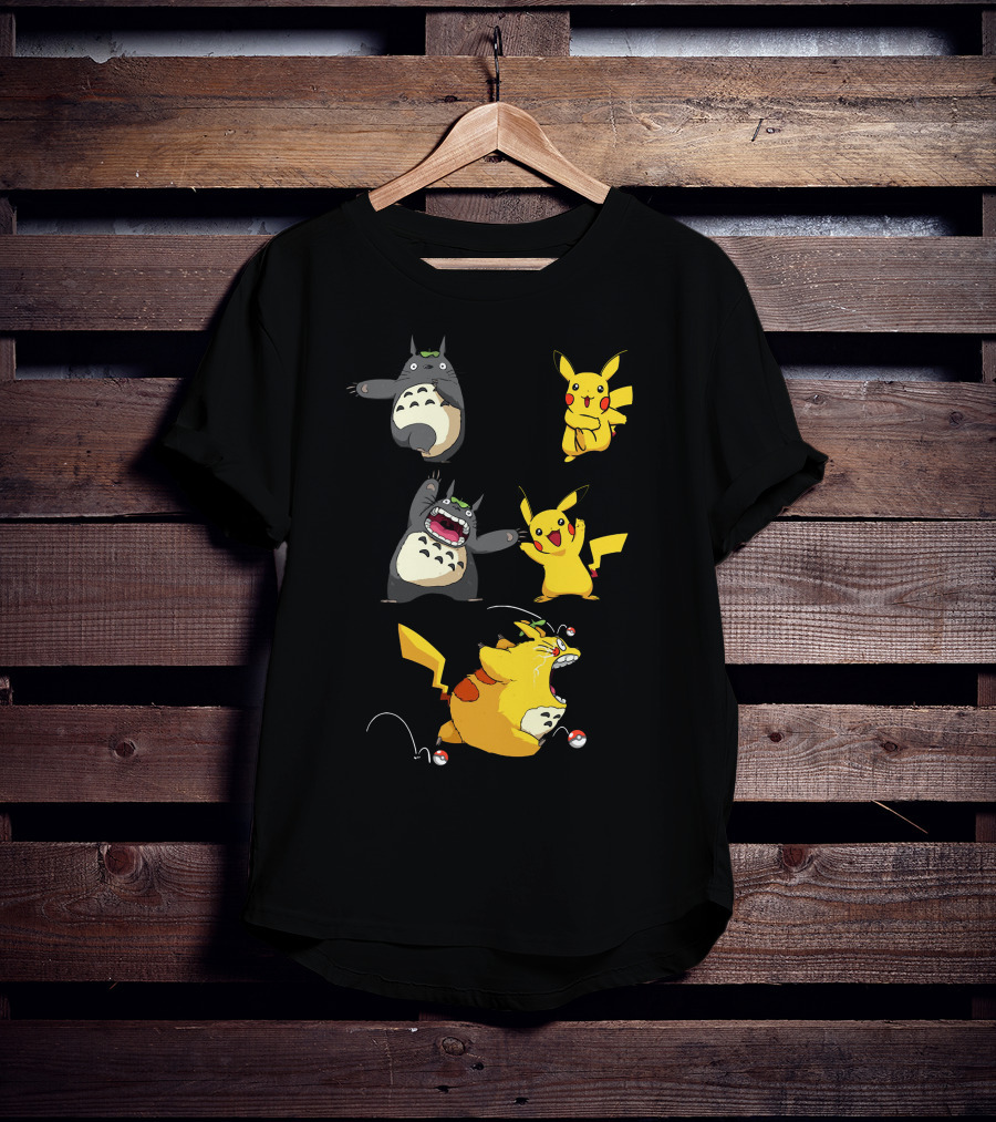 Pikachu Totoro Mashup T-Shirt