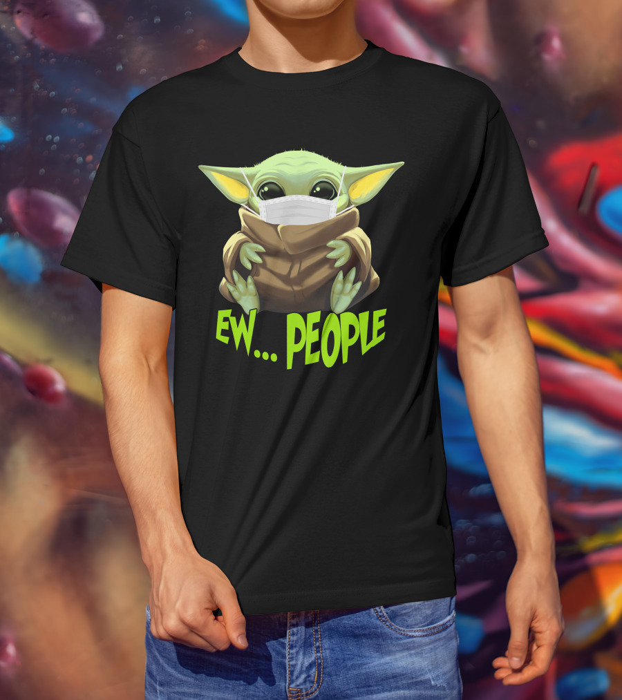 Ew People 36 Baby Alien Mask T-Shirt