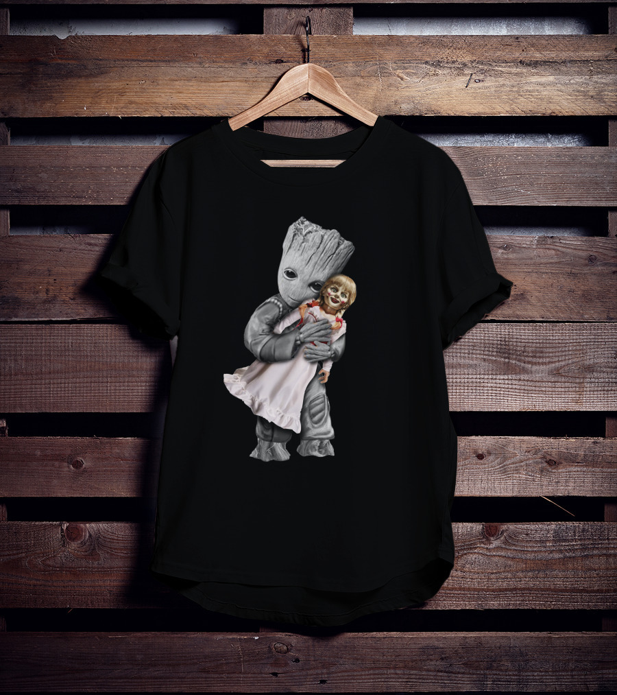 Groot Hugging Annabelle Doll T-Shirt