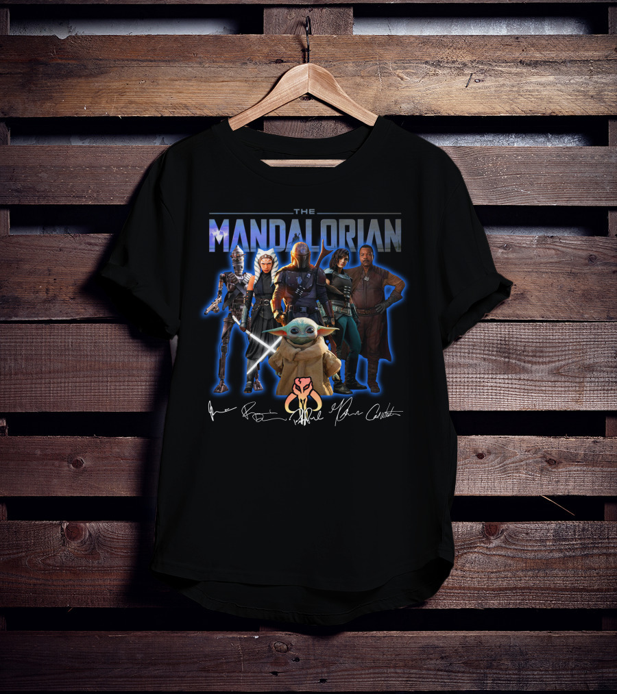 The Mandalorian Grogu Signatures T-Shirt