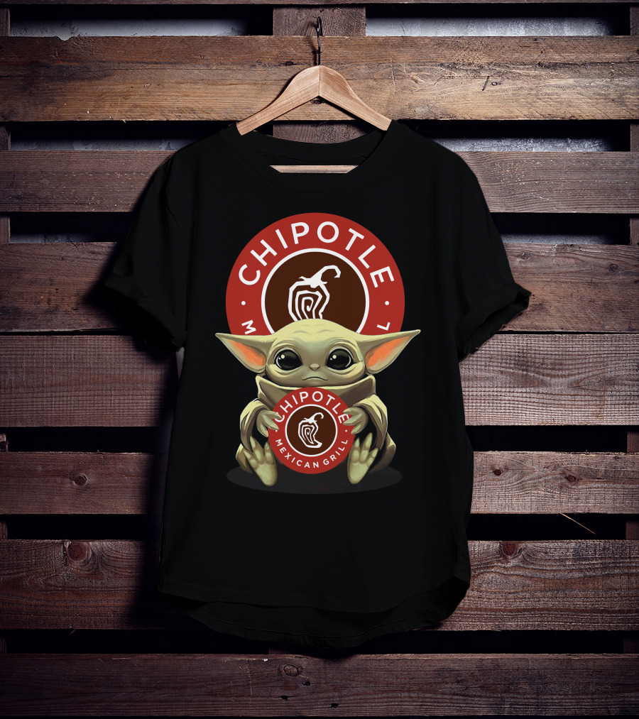 Chipotle Mexican Grill Baby Yoda T-Shirt