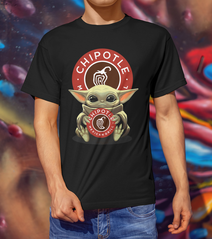 Chipotle Mexican Grill Baby Yoda T-Shirt