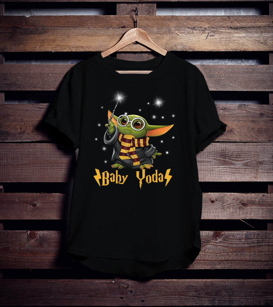 Baby Yoda 23 Magic Wizard Scarf T-Shirt