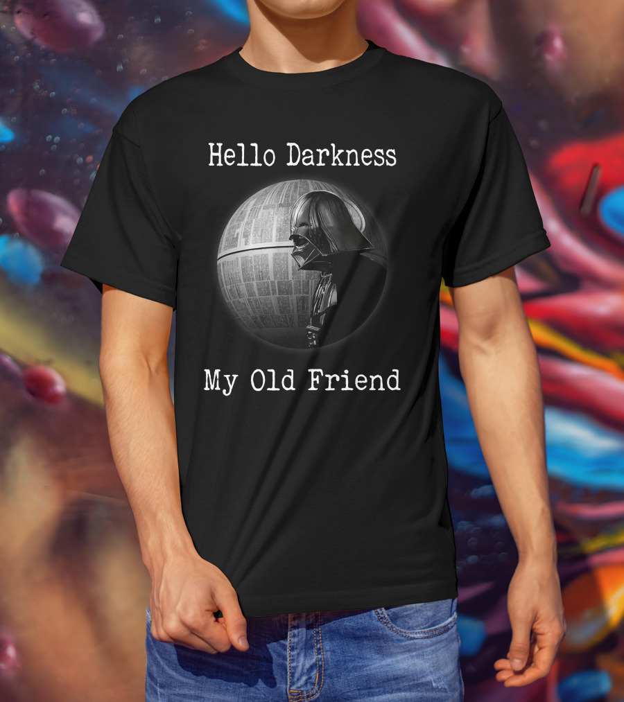 Hello Darkness My Old Friend Stars War ZN 184 T-Shirt