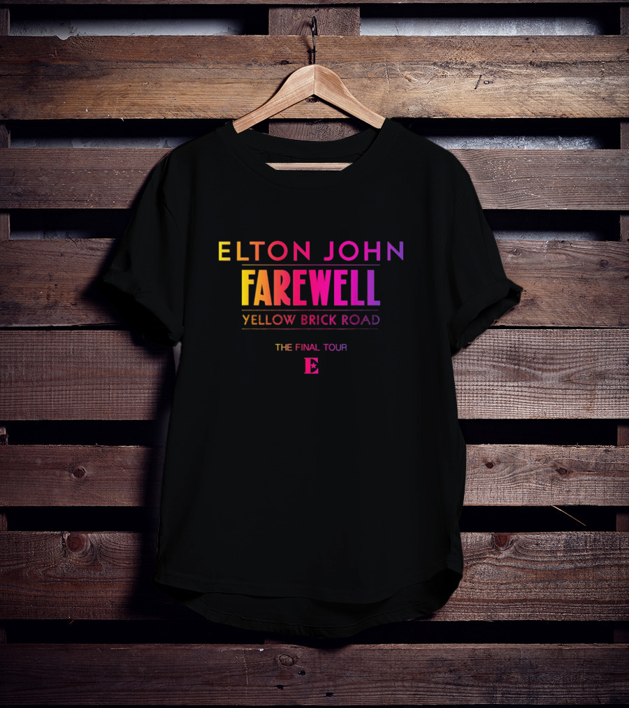 Elton John Farewell Yellow Brick Road Final Tour T-Shirt
