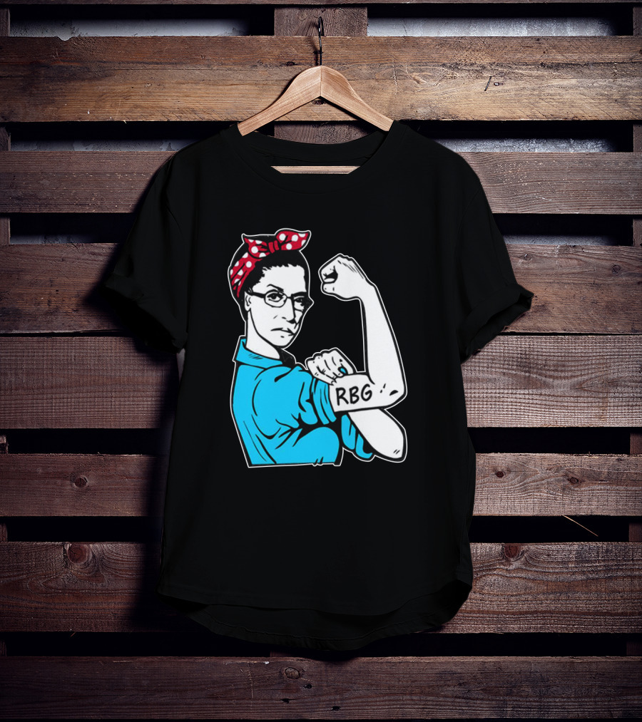 RBG Unbreakable Ruth Bader Ginsburg Feminist Icon Dissent Rosie The Riveter T-Shirt