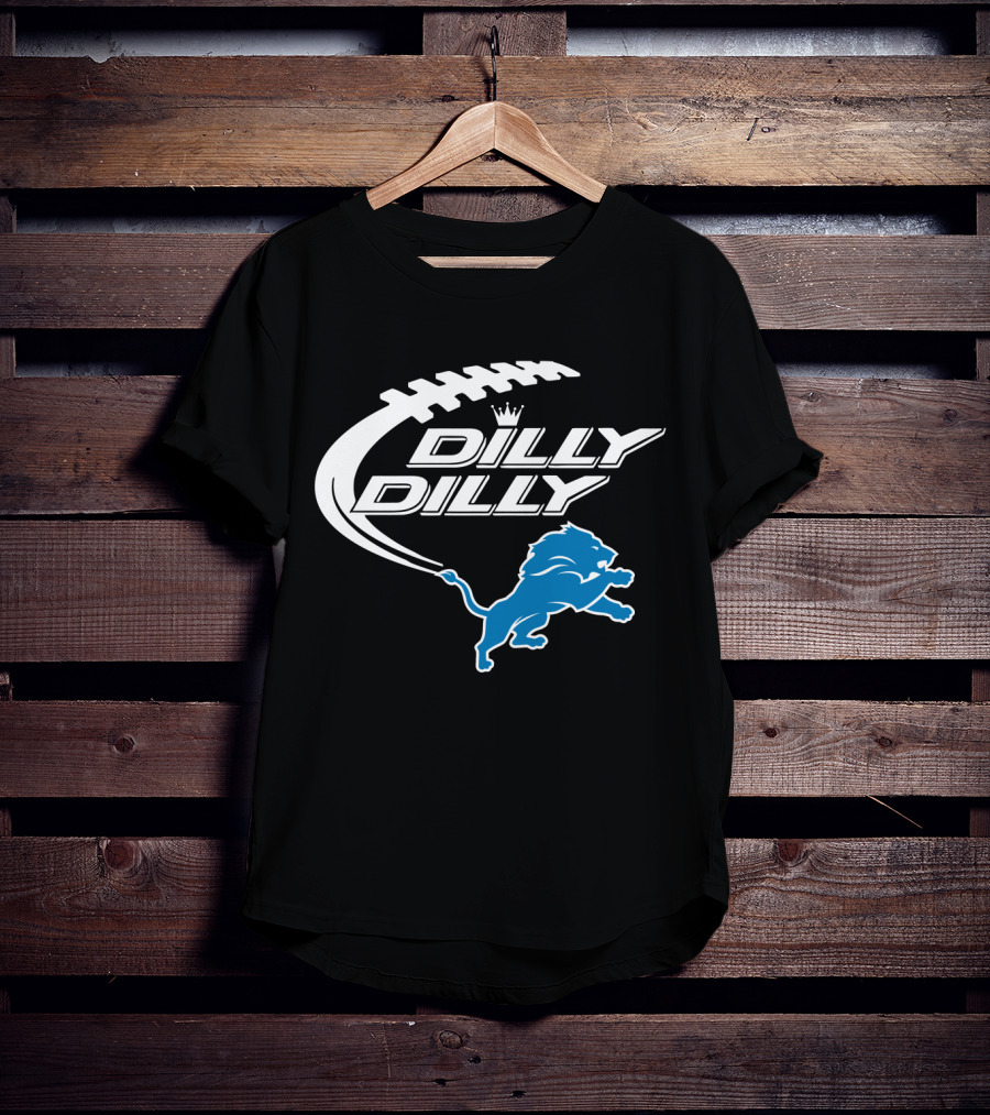 Detroit Lions Dilly Dilly Bud Light Football Lions T-Shirt