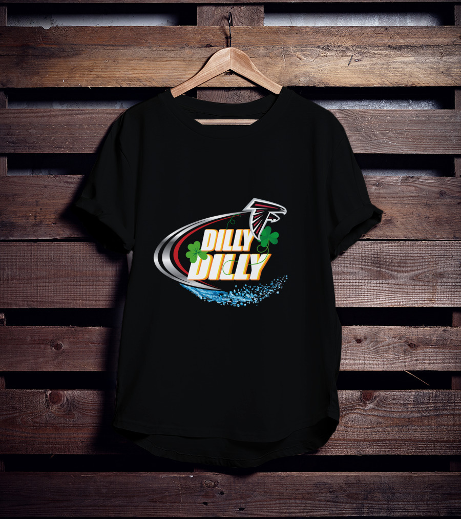 Dilly Dilly Atlanta Falcons Shamrock Splash T-Shirt