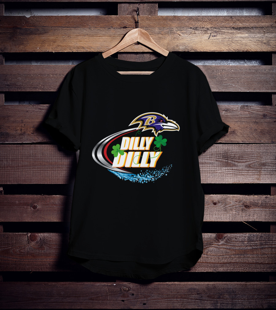 Dilly Dilly Baltimore Ravens Shamrock T-Shirt