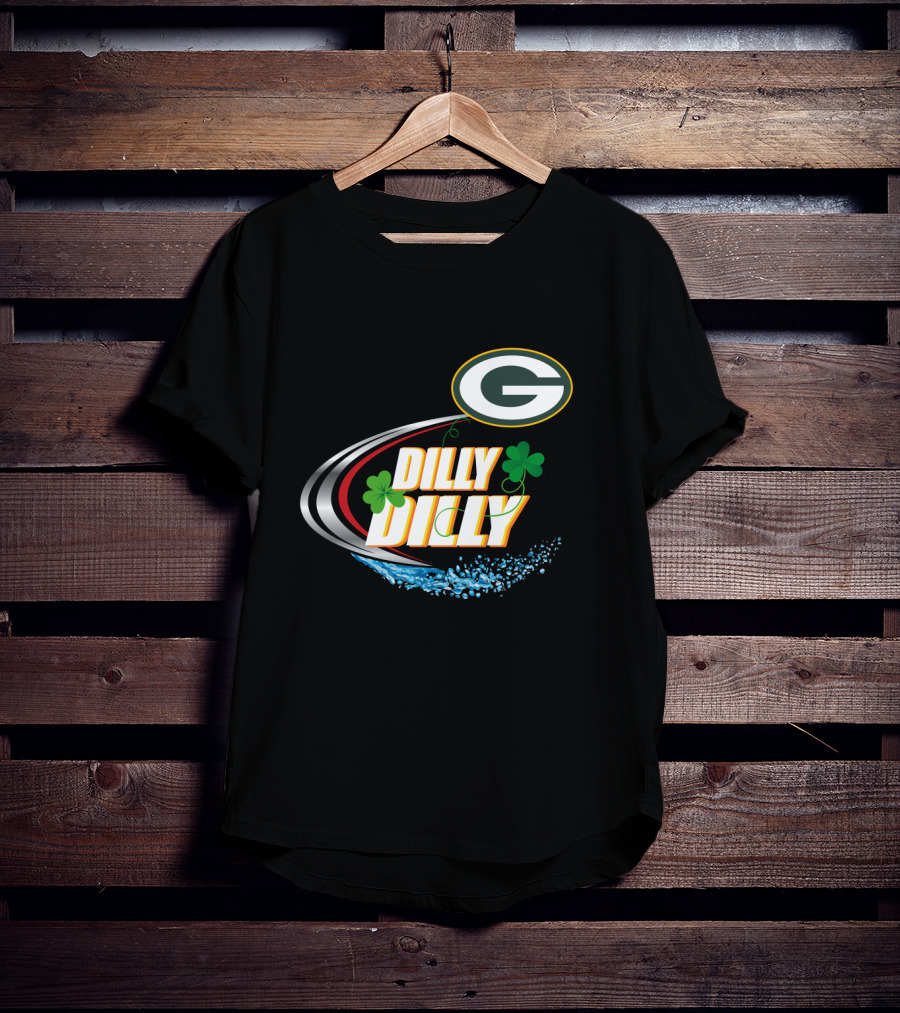Green Bay Packers Dilly Dilly Clover Splash T-Shirt