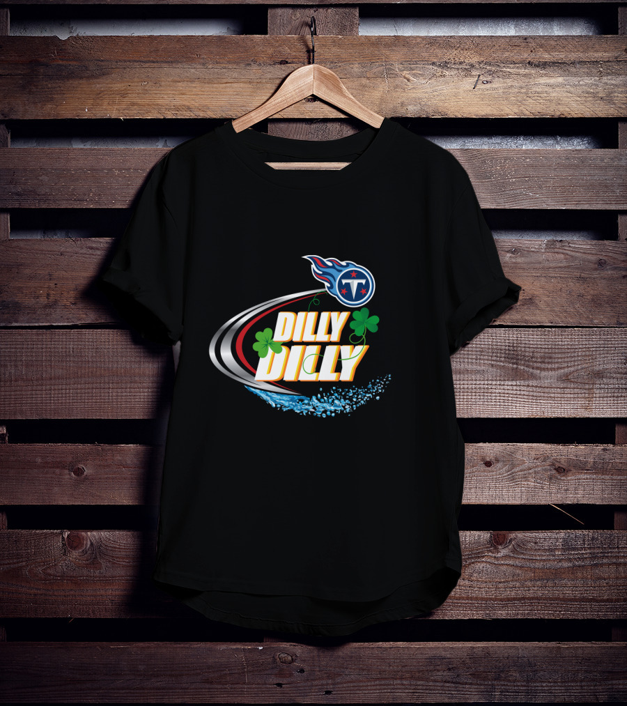 Dilly Dilly Tennessee Titans Football Clover Splash T-Shirt