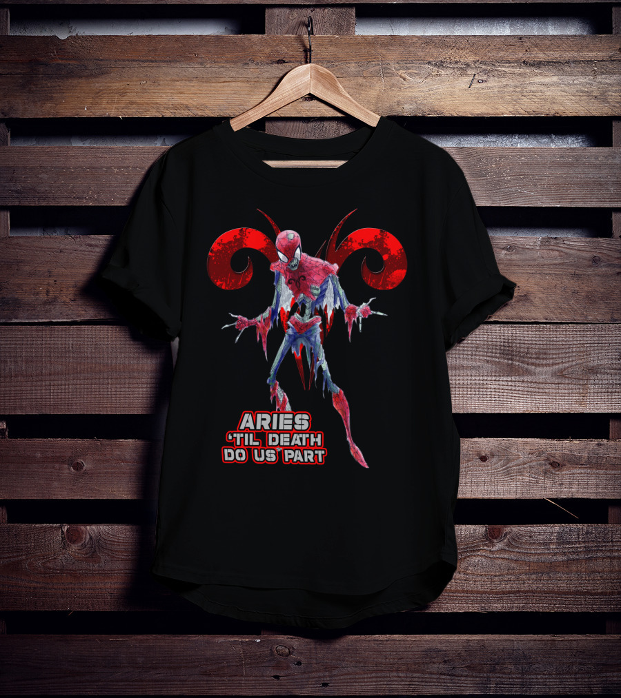 Spiders Aries 'Til Death Do Us Part Marvel Fans T-Shirt