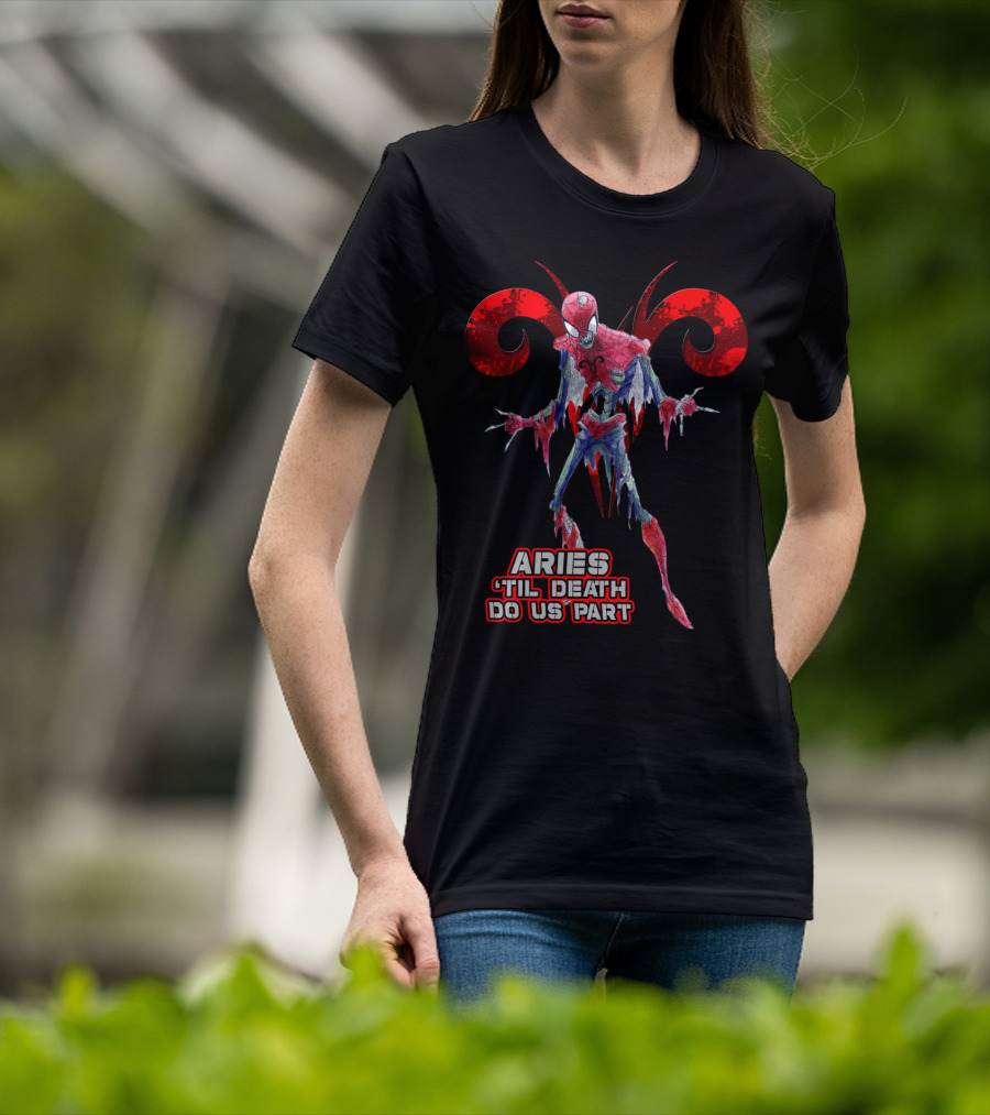 Spiders Aries 'Til Death Do Us Part Marvel Fans T-Shirt