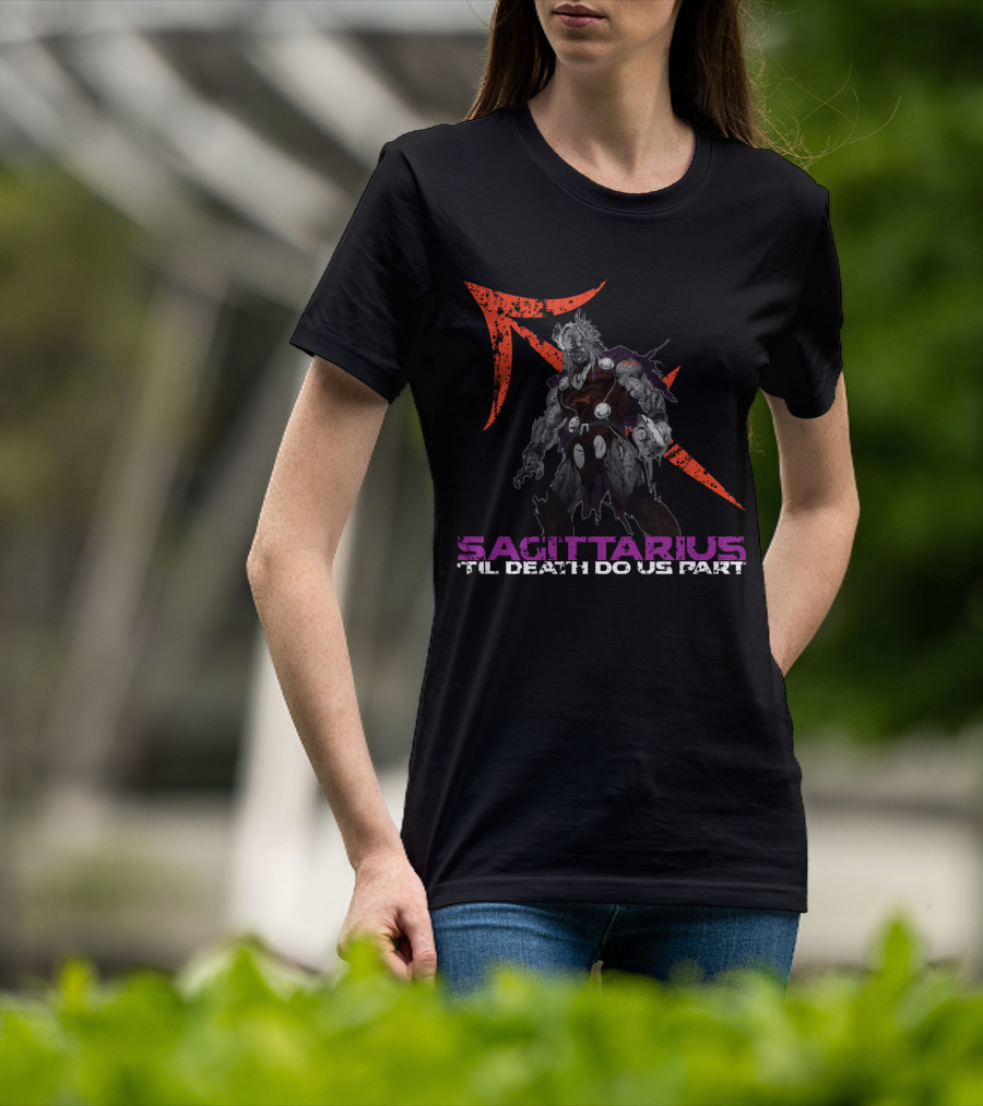 Sagittarius Til Death Do Us Part Zombie Thor Marvel T-Shirt