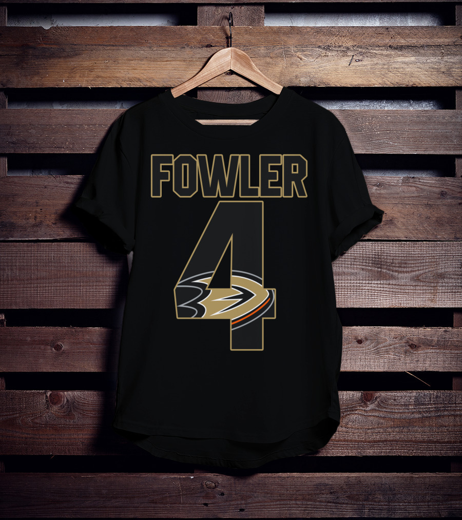 Anaheim Ducks Cam Fowler Number 4 NHL T-Shirt