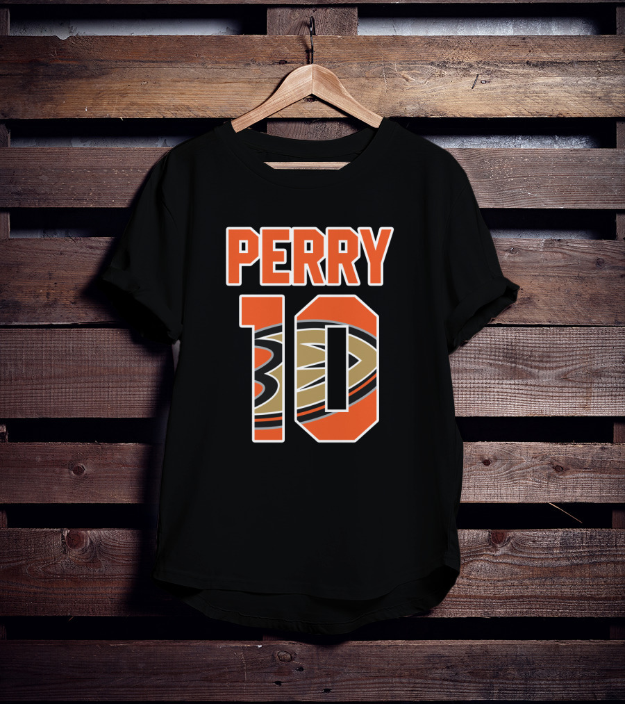 Perry 10 Anaheim Ducks NHL Hockey Jersey T-Shirt