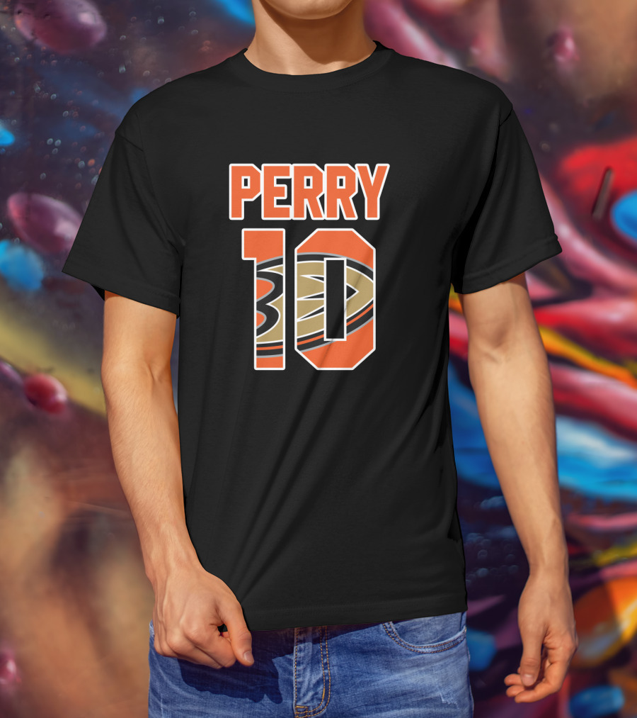 Perry 10 Anaheim Ducks NHL Hockey Jersey T-Shirt