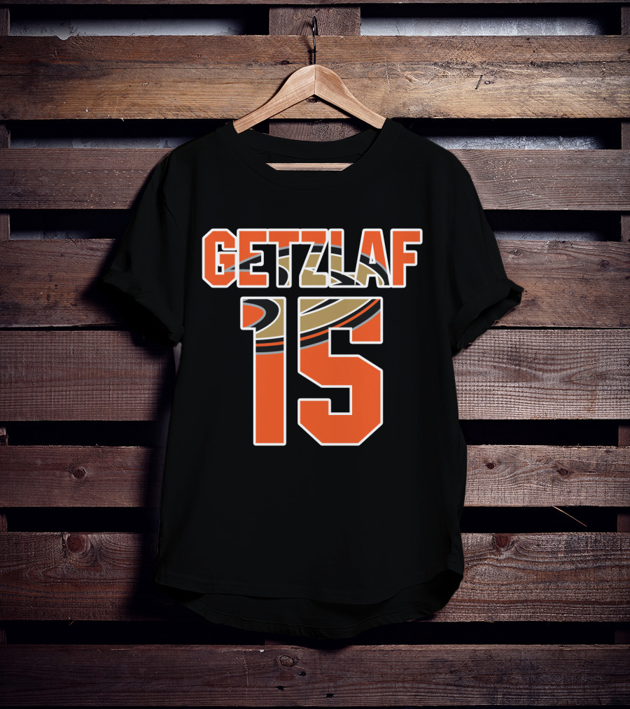 Anaheim Ducks Ryan Getzlaf Number 15 NHL T-Shirt