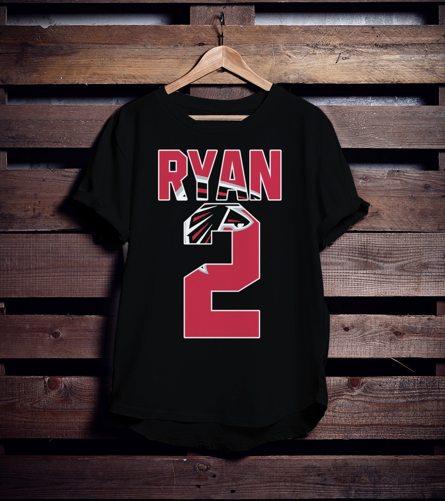 Atlanta Falcons Matt Ryan Number 2 Jersey Fan T-Shirt