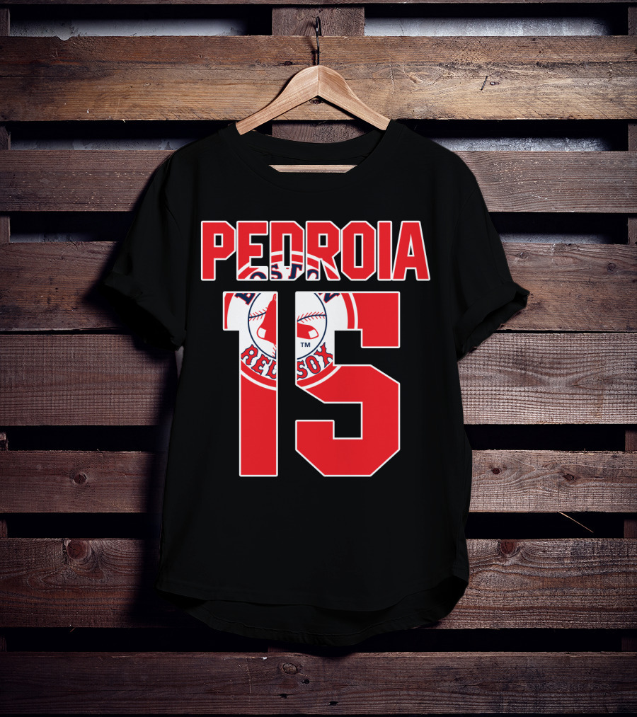 Boston Red Sox Dustin Pedroia 15 Majestic T-Shirt