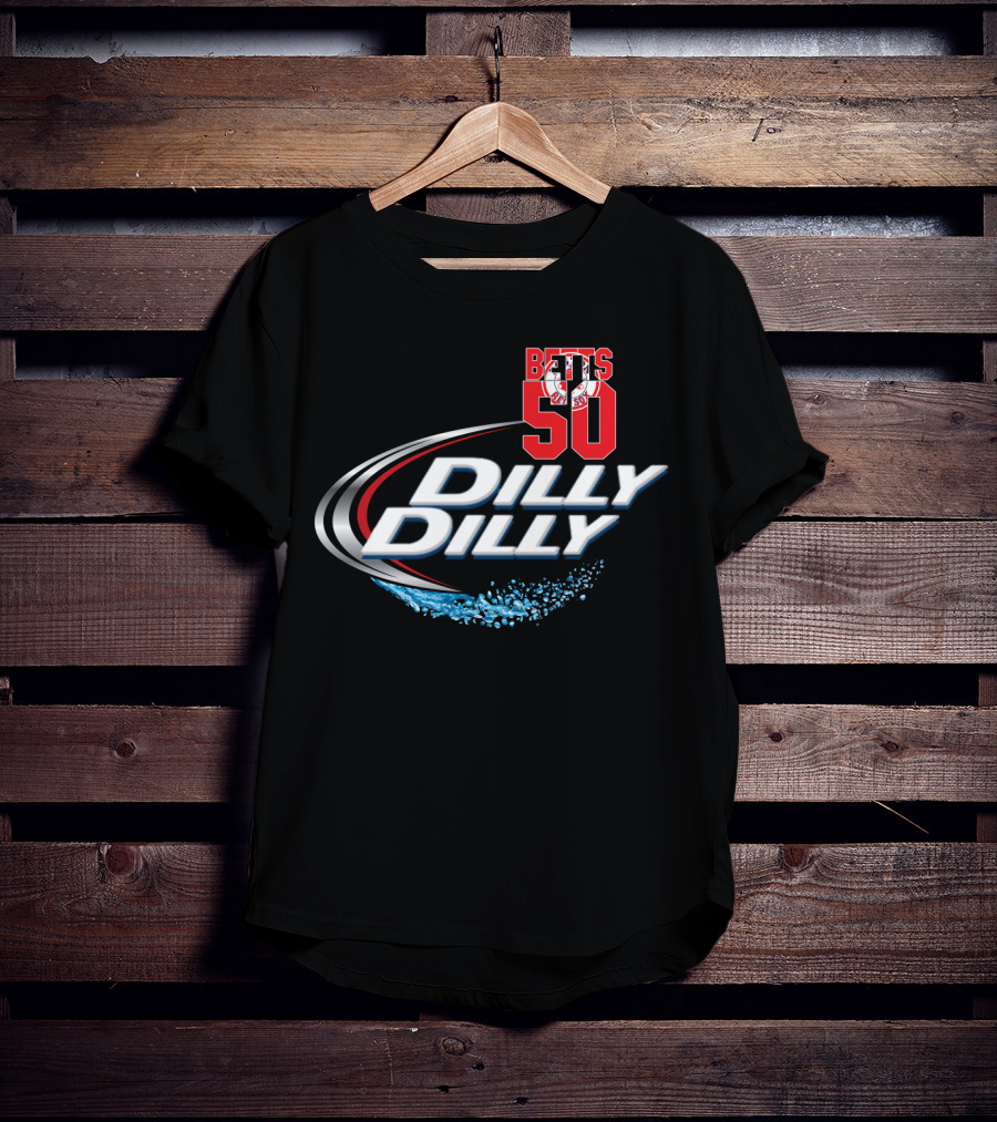 Boston Red Sox Betts 50 Dilly Dilly Majestic T-Shirt