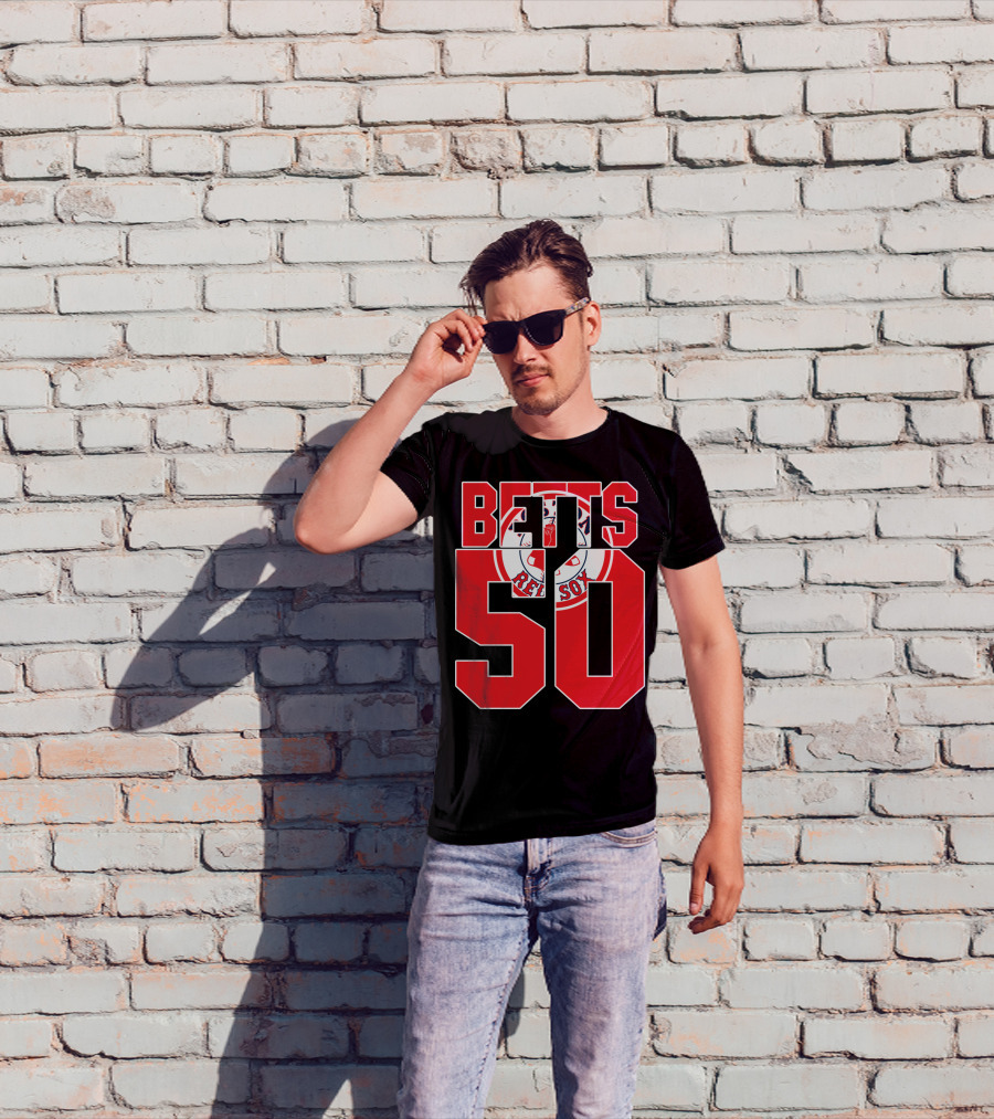 Betts 50 Boston Red Sox T-Shirt