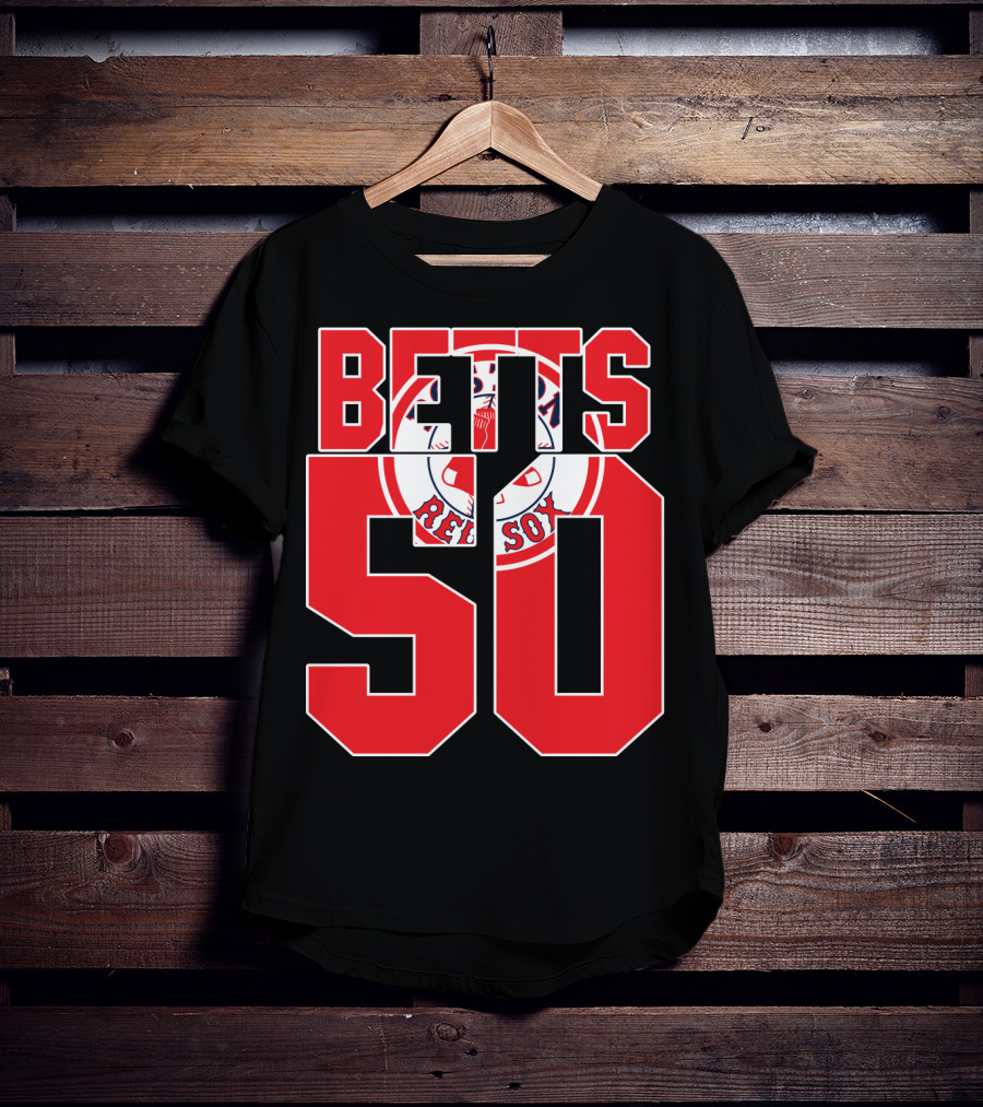 Betts 50 Boston Red Sox T-Shirt