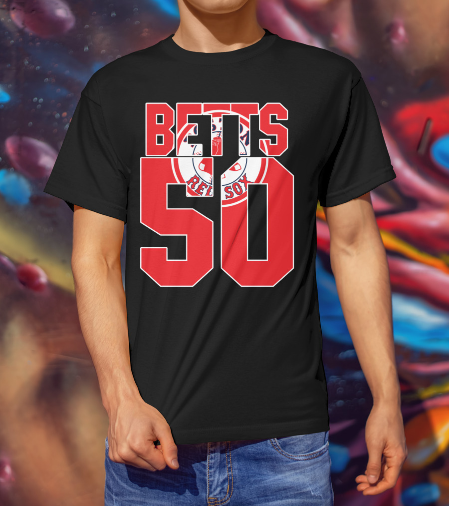 Betts 50 Boston Red Sox T-Shirt