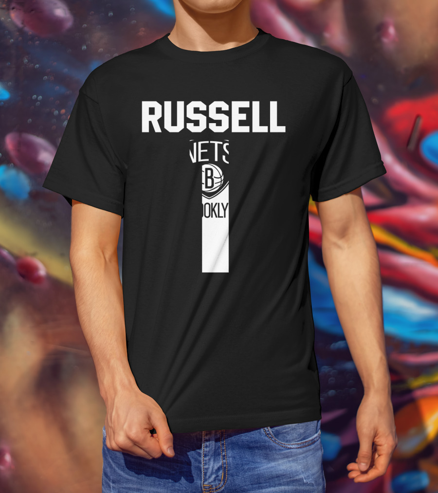 Russell Brooklyn Nets 1 T-Shirt
