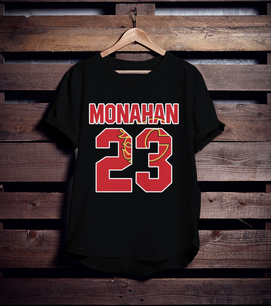 Calgary Flames Monahan 23 NHL Hockey Fan Gear T-Shirt