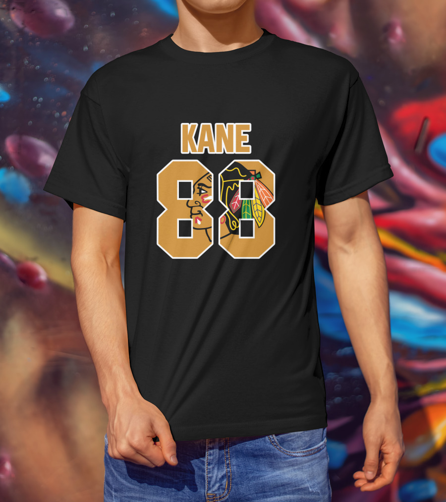 Patrick Kane 88 Chicago Blackhawks NHL Iconic Jersey T-Shirt