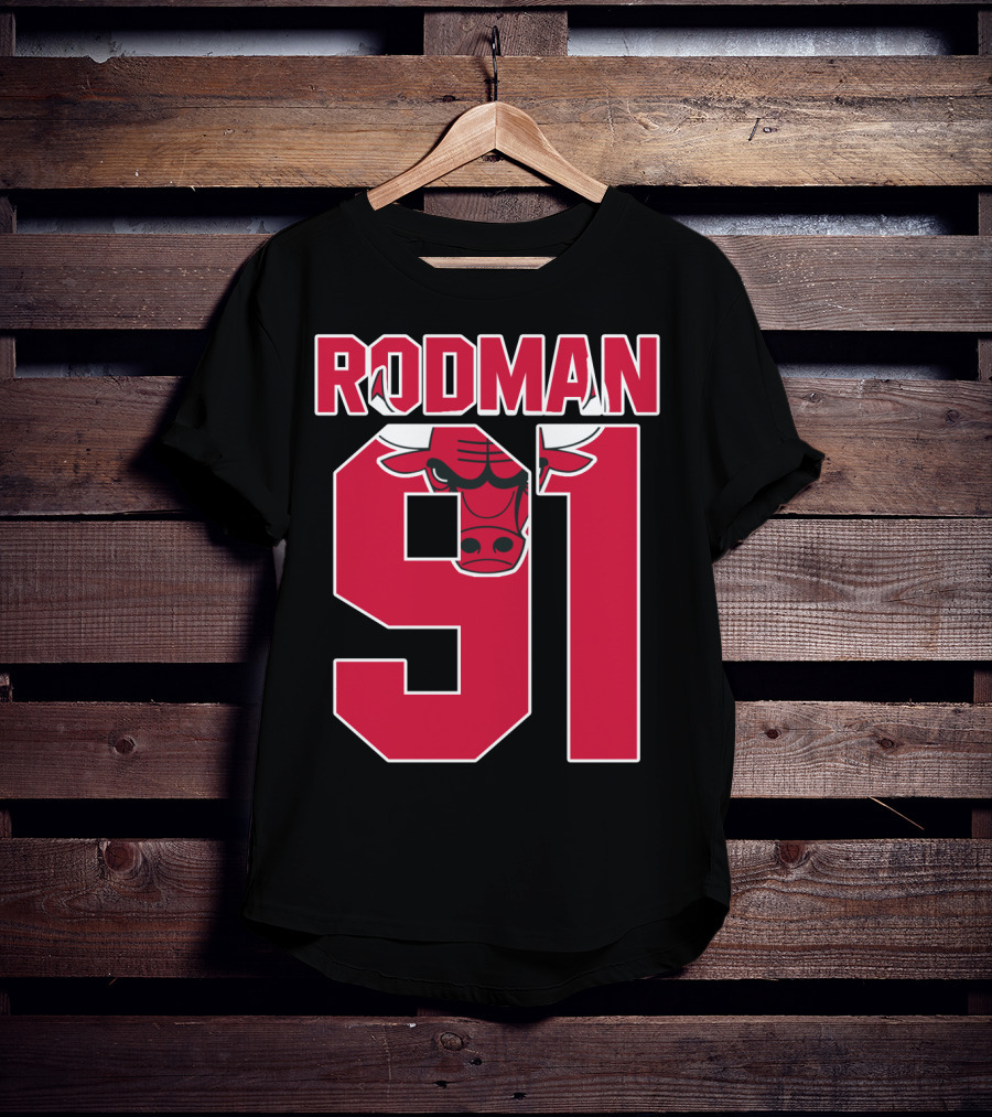 Rodman 91 Chicago Bulls T-Shirt